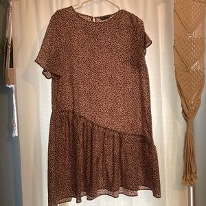 Cheetah dress size m